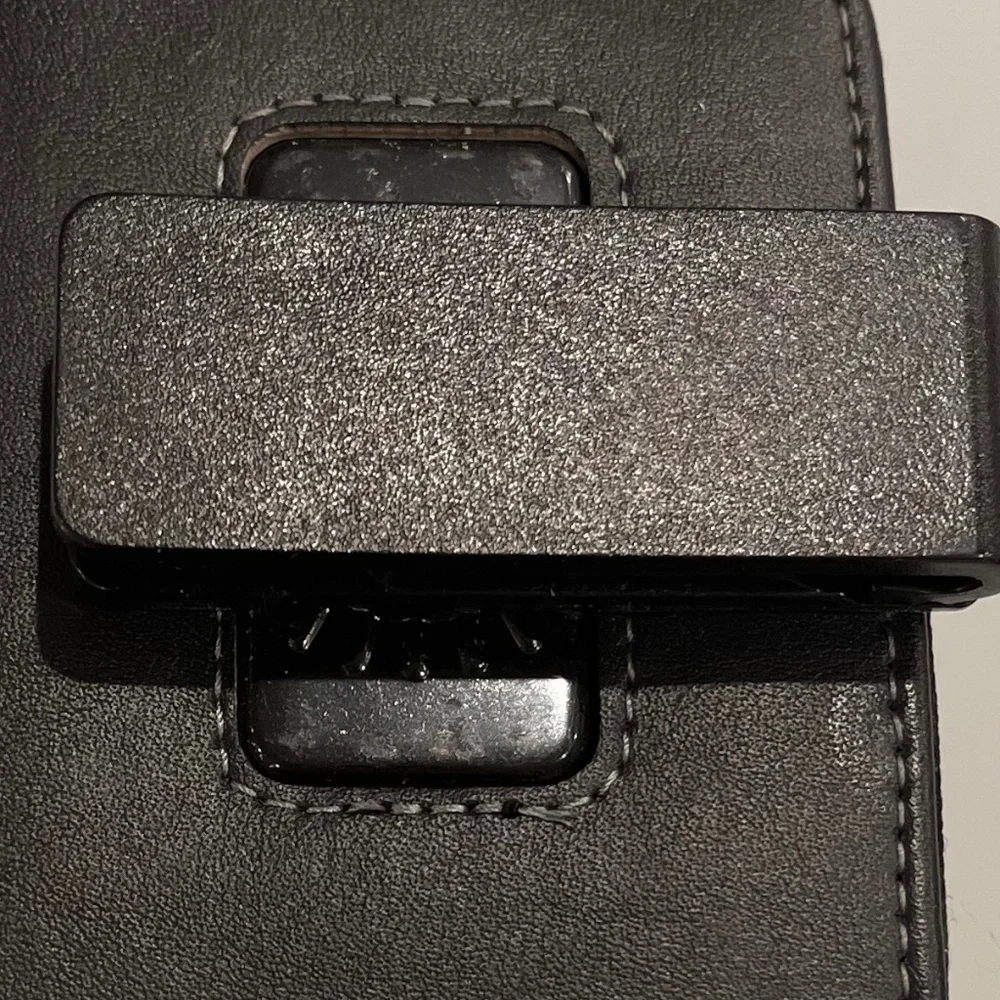 Black Leather Cell Phone Holster